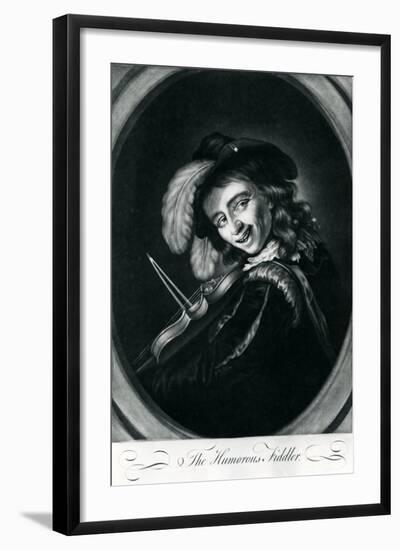 The Humorous Fiddler, 1767-null-Framed Giclee Print