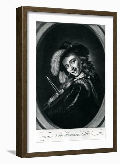 The Humorous Fiddler, 1767-null-Framed Giclee Print