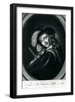 The Humorous Fiddler, 1767-null-Framed Giclee Print