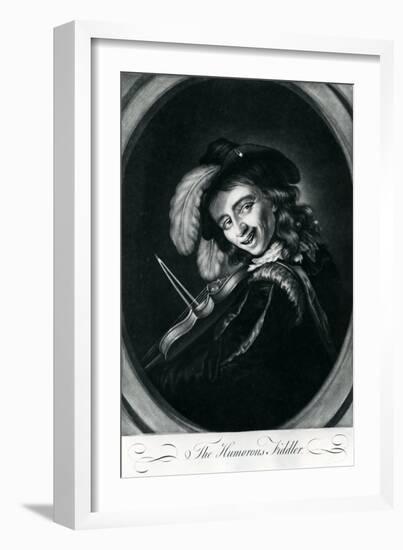 The Humorous Fiddler, 1767-null-Framed Giclee Print