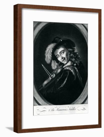 The Humorous Fiddler, 1767-null-Framed Giclee Print