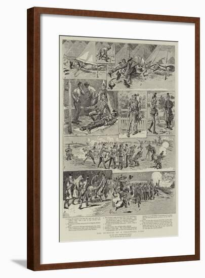 The Humours of a Volunteer Camp-Alfred Chantrey Corbould-Framed Giclee Print