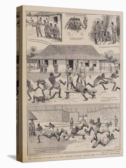 The Humours of Life at a West African Station, Leaves from an Officer's Sketchbook-William Ralston-Stretched Canvas