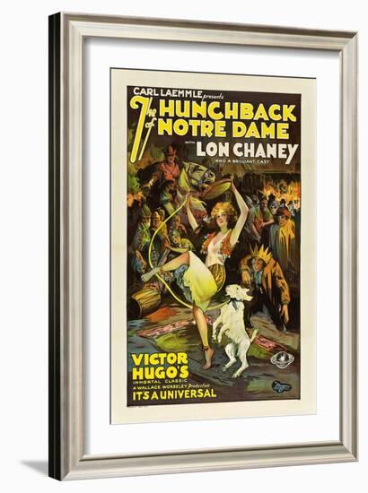 The Hunchback of Notre Dame, 1923-null-Framed Giclee Print