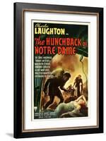 The Hunchback of Notre Dame, 1939, Poster Art-null-Framed Art Print