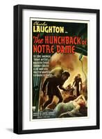 The Hunchback of Notre Dame, 1939, Poster Art-null-Framed Art Print