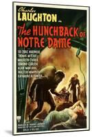 The Hunchback of Notre Dame, 1939, Poster Art-null-Mounted Art Print