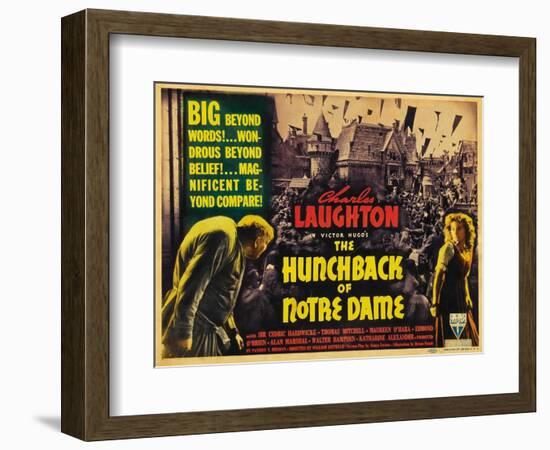 The Hunchback of Notre Dame, 1939-null-Framed Art Print