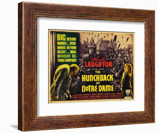 The Hunchback of Notre Dame, 1939-null-Framed Art Print