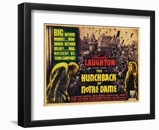 The Hunchback of Notre Dame, 1939-null-Framed Art Print