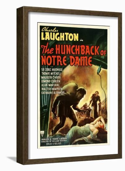 The Hunchback of Notre Dame, 1939-null-Framed Art Print