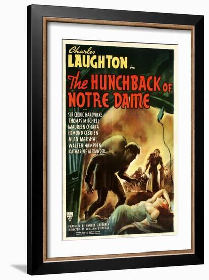 The Hunchback of Notre Dame, 1939-null-Framed Art Print