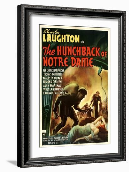 The Hunchback of Notre Dame, 1939-null-Framed Art Print