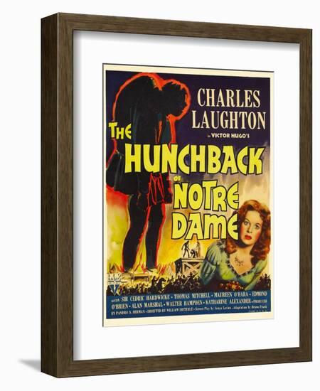 The Hunchback of Notre Dame, 1939-null-Framed Art Print