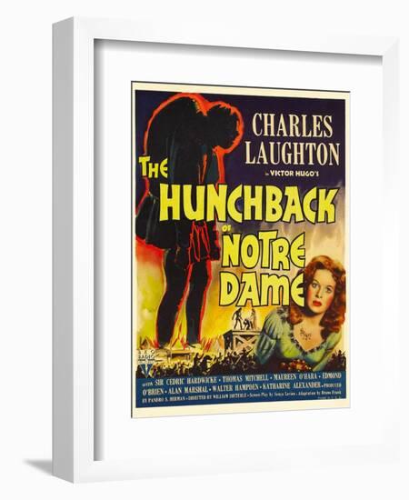 The Hunchback of Notre Dame, 1939-null-Framed Art Print