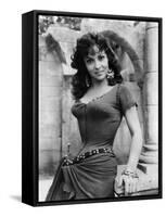 The Hunchback of Notre Dame, Gina Lollobrigida, 1956-null-Framed Stretched Canvas