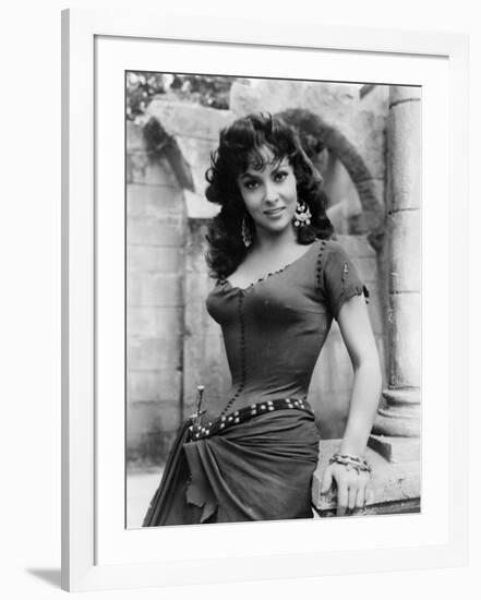 The Hunchback of Notre Dame, Gina Lollobrigida, 1956-null-Framed Photo