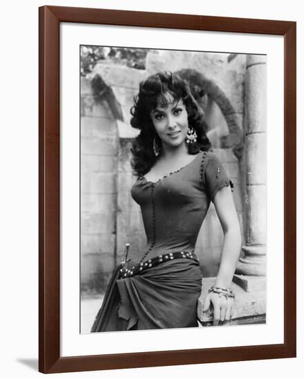 The Hunchback of Notre Dame, Gina Lollobrigida, 1956-null-Framed Photo