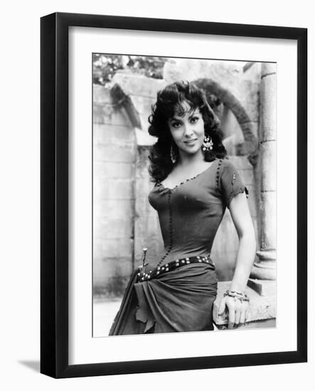 The Hunchback of Notre Dame, Gina Lollobrigida, 1956-null-Framed Photo