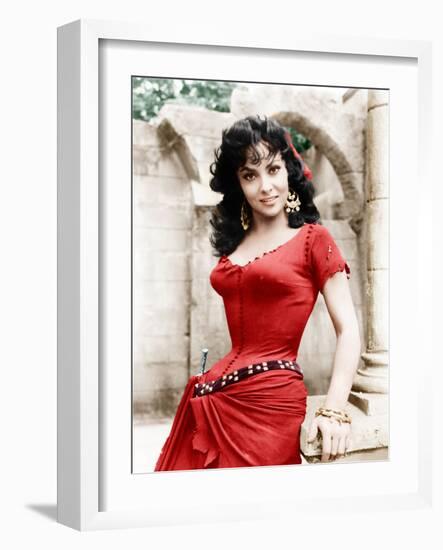 THE HUNCHBACK OF NOTRE DAME, Gina Lollobrigida, 1956-null-Framed Photo