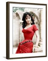 THE HUNCHBACK OF NOTRE DAME, Gina Lollobrigida, 1956-null-Framed Photo