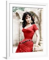 THE HUNCHBACK OF NOTRE DAME, Gina Lollobrigida, 1956-null-Framed Photo