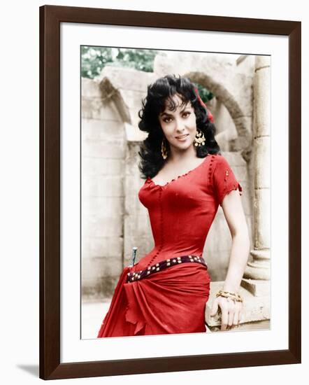 THE HUNCHBACK OF NOTRE DAME, Gina Lollobrigida, 1956-null-Framed Photo