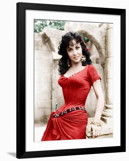 THE HUNCHBACK OF NOTRE DAME, Gina Lollobrigida, 1956-null-Framed Photo