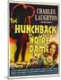 The Hunchback of Notre Dame, Maureen O'Hara, 1939-null-Mounted Art Print