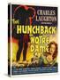 The Hunchback of Notre Dame, Maureen O'Hara, 1939-null-Stretched Canvas