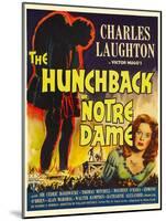 The Hunchback of Notre Dame, Maureen O'Hara, 1939-null-Mounted Art Print