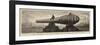 The Hundred-Tun Gun Which Recently Burst on Board the Duilio at Spezzia-null-Framed Giclee Print