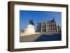 The Hungarian Parliament Building and Statue of Gyula Andressy, Budapest, Hungary, Europe-Carlo Morucchio-Framed Photographic Print