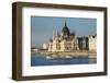 The Hungarian Parliament on the Banks of the River Danube, Budapest, Hungary, Europe-Michael Runkel-Framed Photographic Print