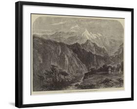 The Hungarung Pass in the Himalayas-null-Framed Premium Giclee Print