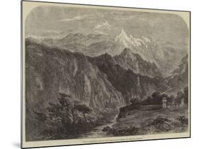 The Hungarung Pass in the Himalayas-null-Mounted Giclee Print