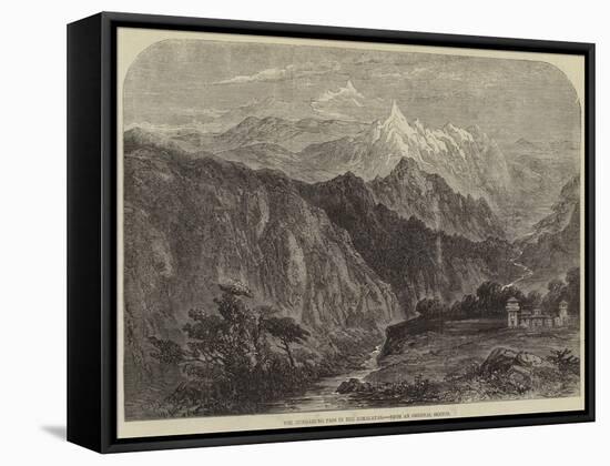 The Hungarung Pass in the Himalayas-null-Framed Stretched Canvas