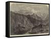 The Hungarung Pass in the Himalayas-null-Framed Stretched Canvas