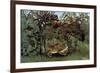 The Hungry Lion Throws Itself on the Antelope-Henri Rousseau-Framed Premium Giclee Print