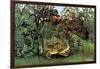 The Hungry Lion-Henri Rousseau-Framed Premium Giclee Print