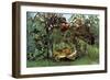 The Hungry Lion-Henri Rousseau-Framed Art Print