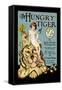 The Hungry Tiger of Oz-John R. Neill-Framed Stretched Canvas