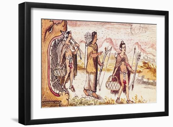 The Hunt, 1579-Diego Duran-Framed Giclee Print