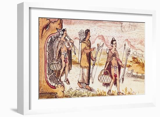 The Hunt, 1579-Diego Duran-Framed Giclee Print