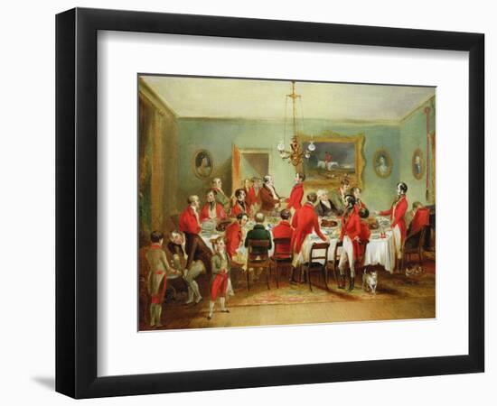 The Hunt Breakfast, Bachelor's Hall, 1836-Francis Calcraft Turner-Framed Giclee Print