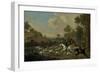 The Hunt in Full Cry, Breaking Cover-Francis Sartorius-Framed Giclee Print