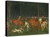 The Hunt in the Forest, C.1465-70 (Detail)-Paolo Uccello-Stretched Canvas