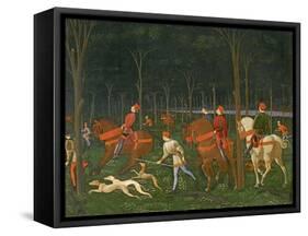 The Hunt in the Forest, C.1465-70 (Detail)-Paolo Uccello-Framed Stretched Canvas