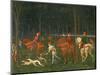 The Hunt in the Forest, C.1465-70 (Detail)-Paolo Uccello-Mounted Giclee Print