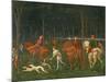 The Hunt in the Forest, C.1465-70 (Detail)-Paolo Uccello-Mounted Giclee Print